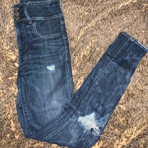 Super high rise American Eagle skinny jeans